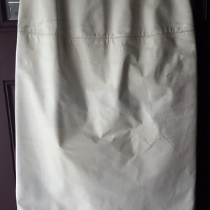 Leather and suede skirts.